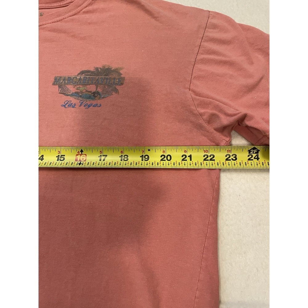 Margaritaville Shirt Las Vegas Jimmy Buffett Men's Size‎ L Pink Parrot Head Tiki - Picture 9 of 10